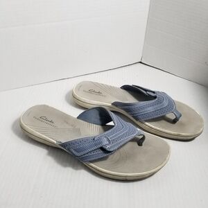 CLARK CLOUDSTEPPER WOMEN'S FLIP FLOPS SIZE 10